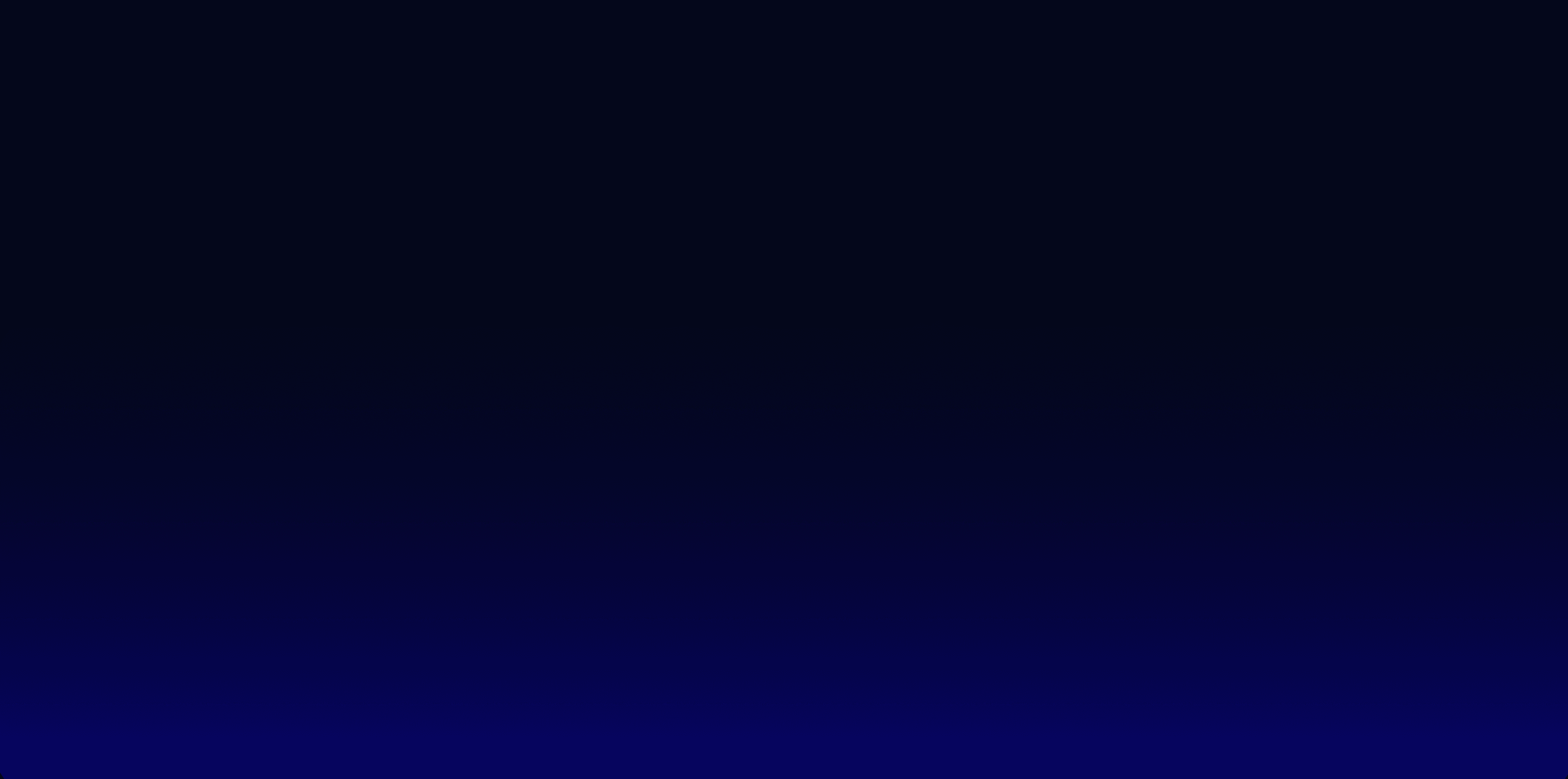Deep blue gradient behind the Declarium platform